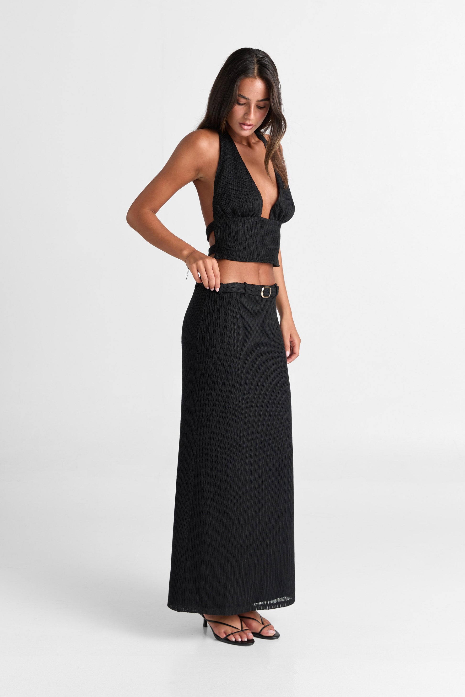 Haven Maxi Skirt Black