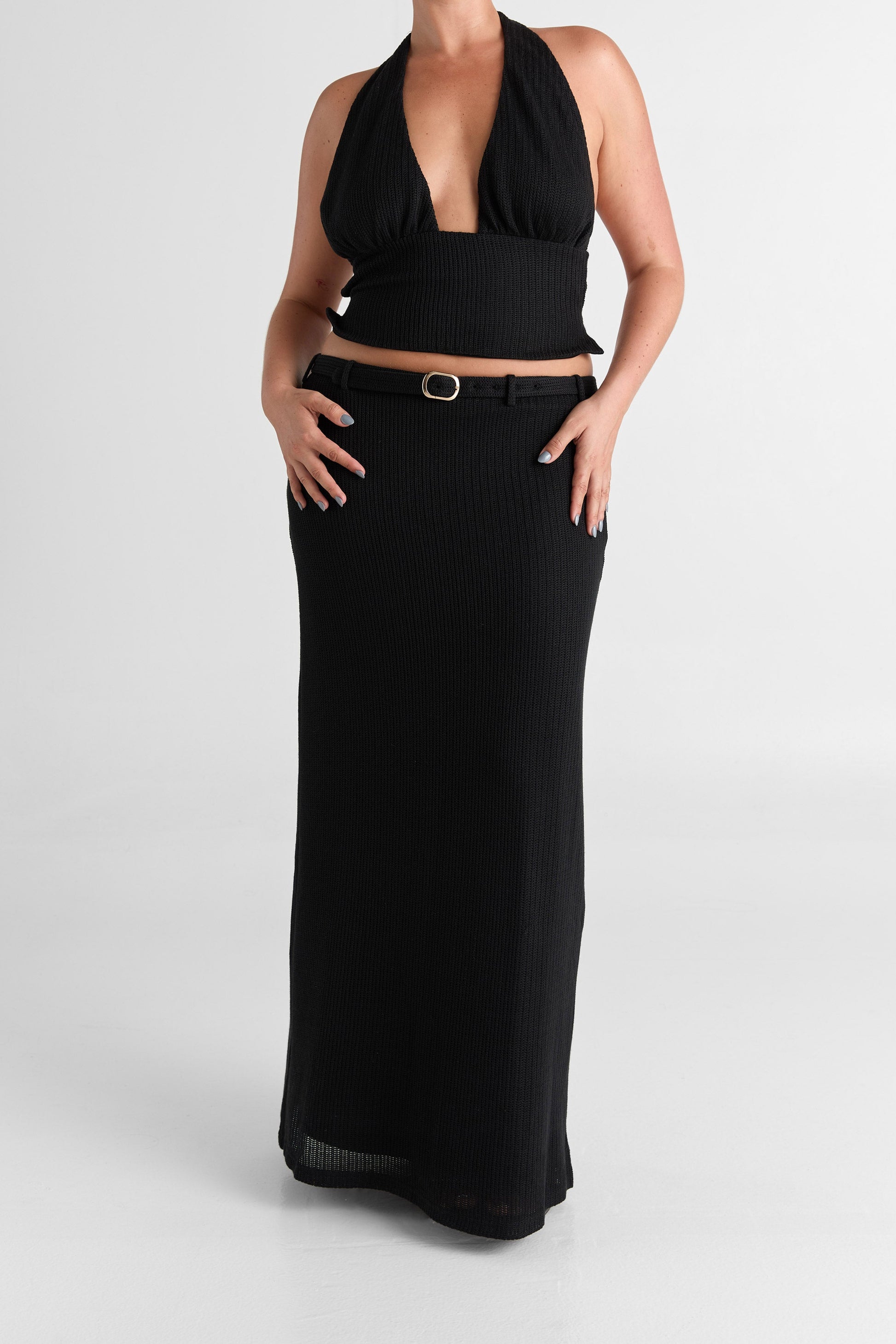 Haven Maxi Skirt Black