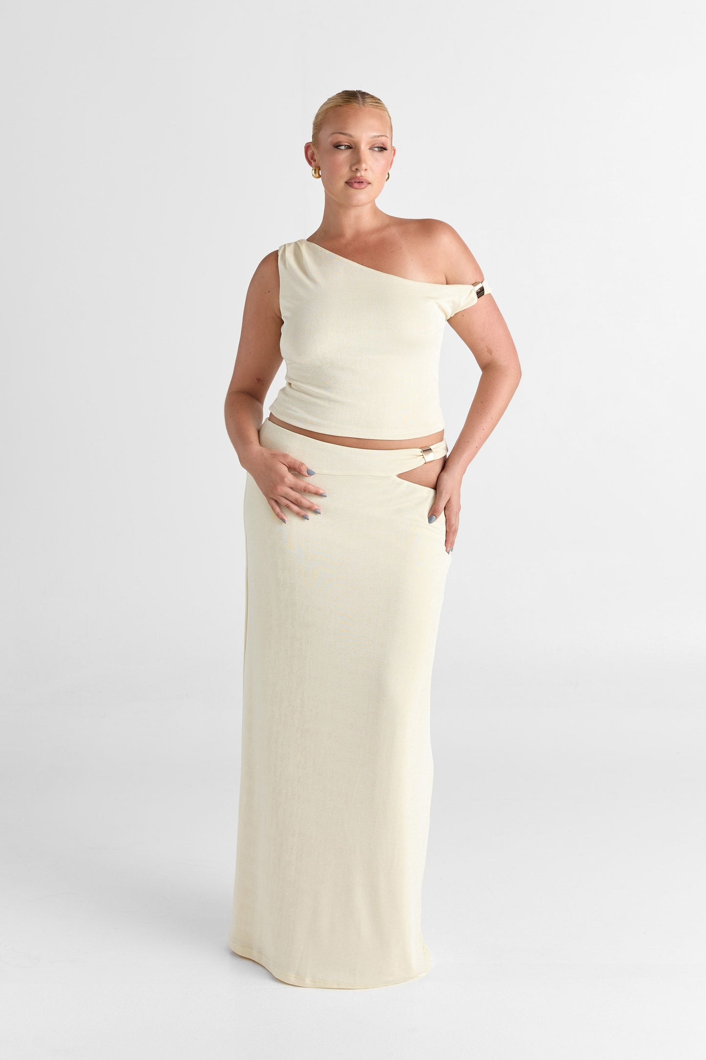 Lilah Maxi Skirt Butter