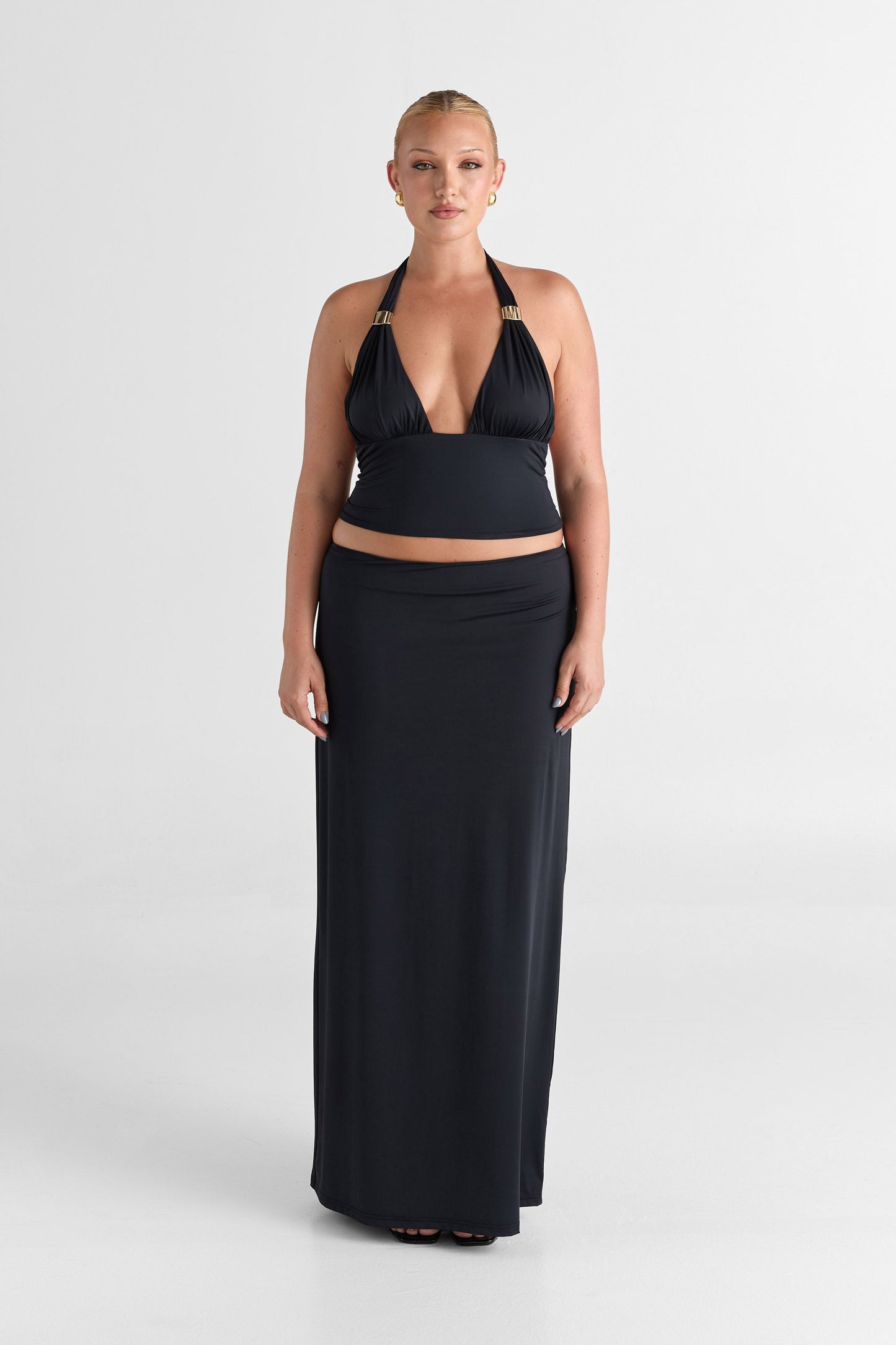 Cleo Maxi Skirt Black