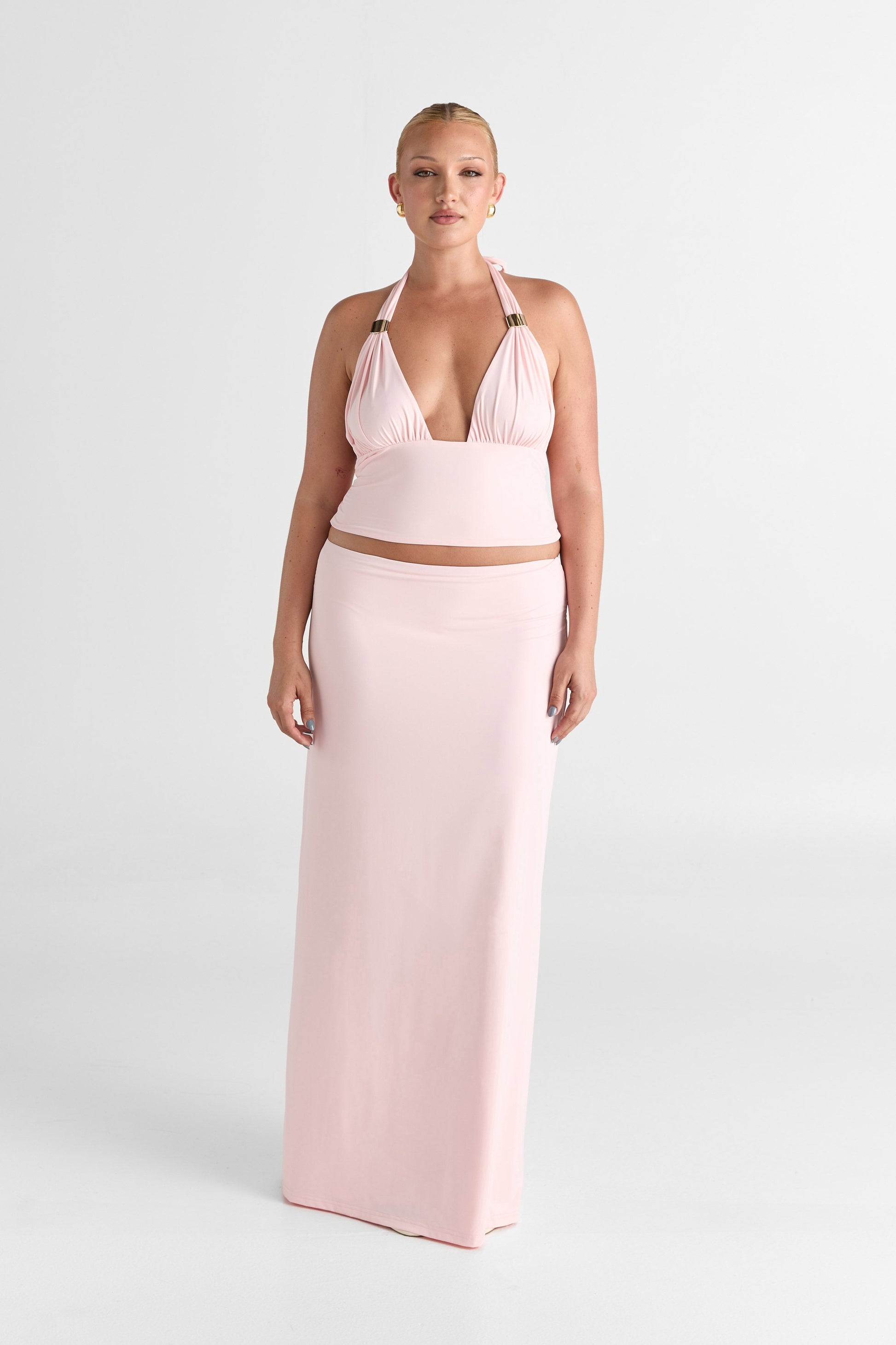 Cleo Maxi Skirt Pink