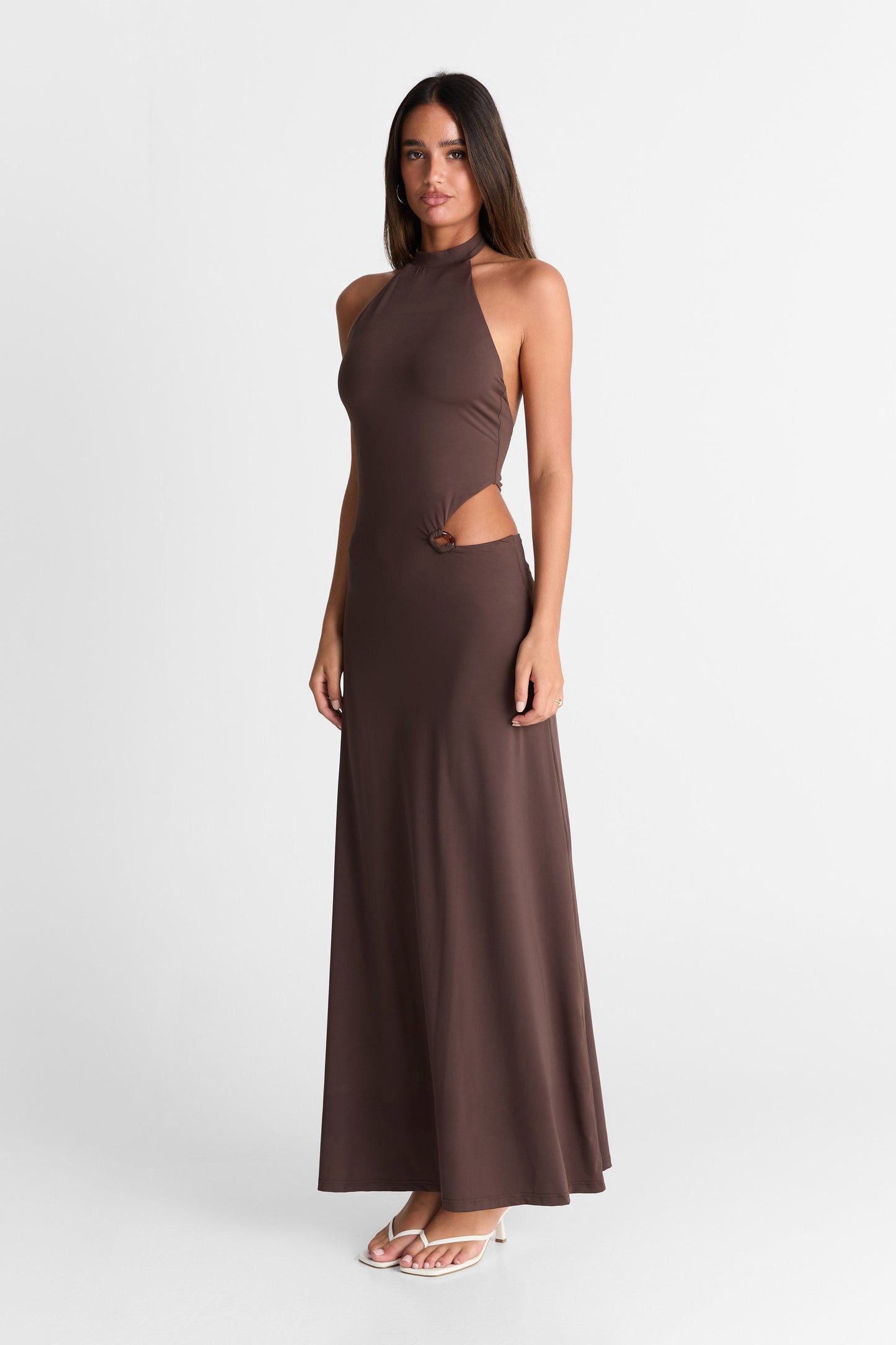 Aurora Maxi Dress Chocolate
