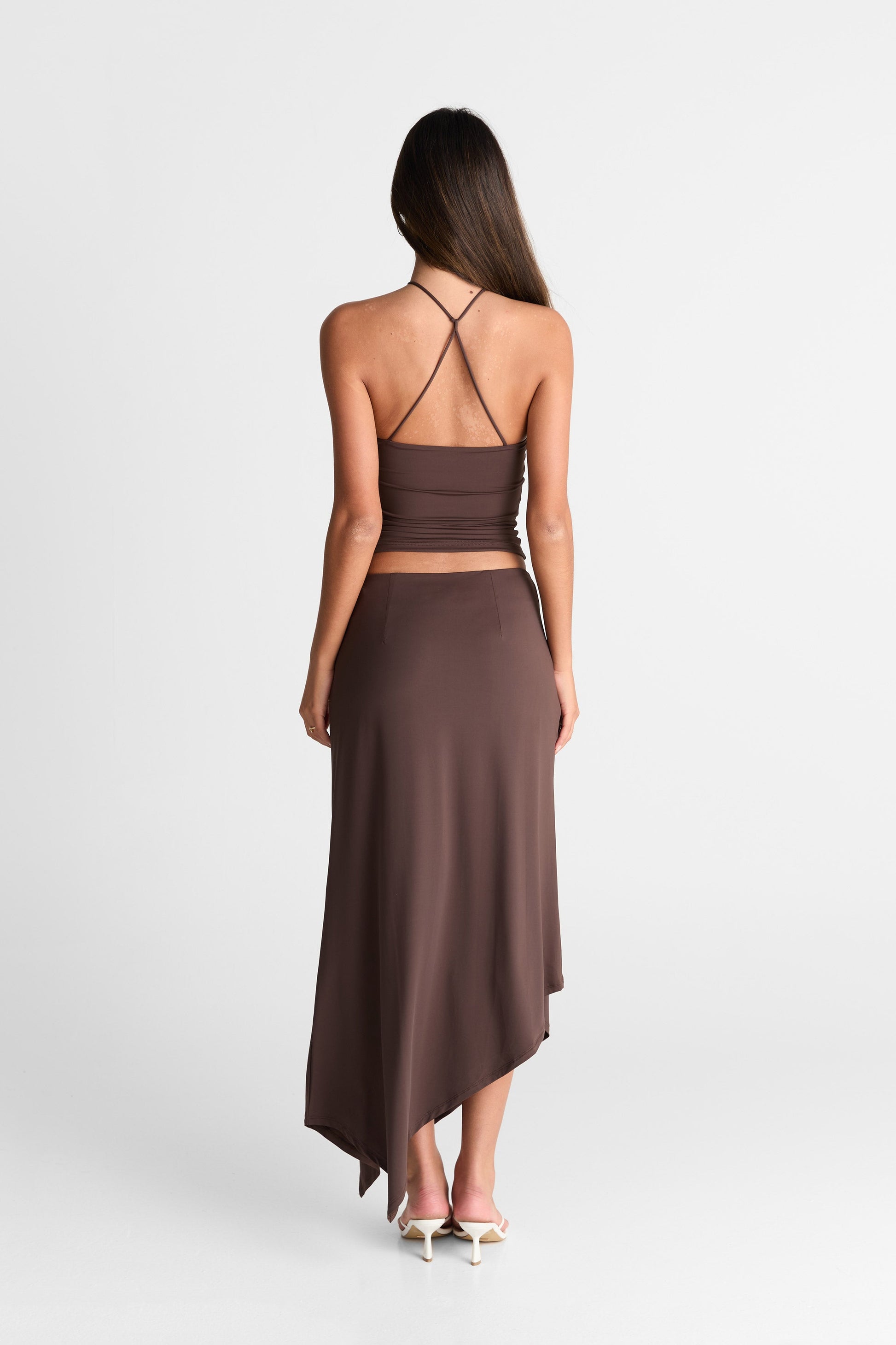 Lyra Maxi Skirt Chocolate