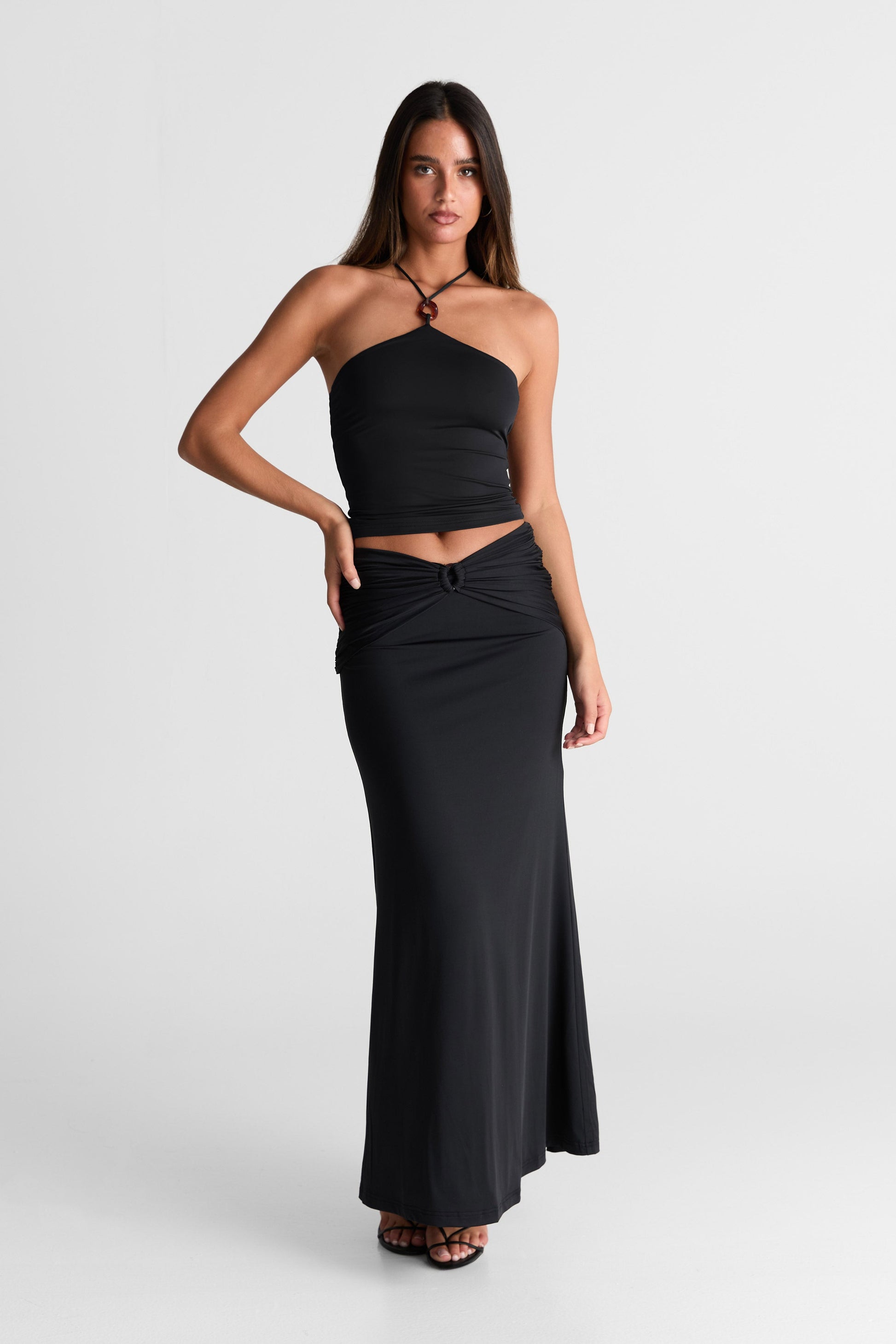 Siena Maxi Skirt Black