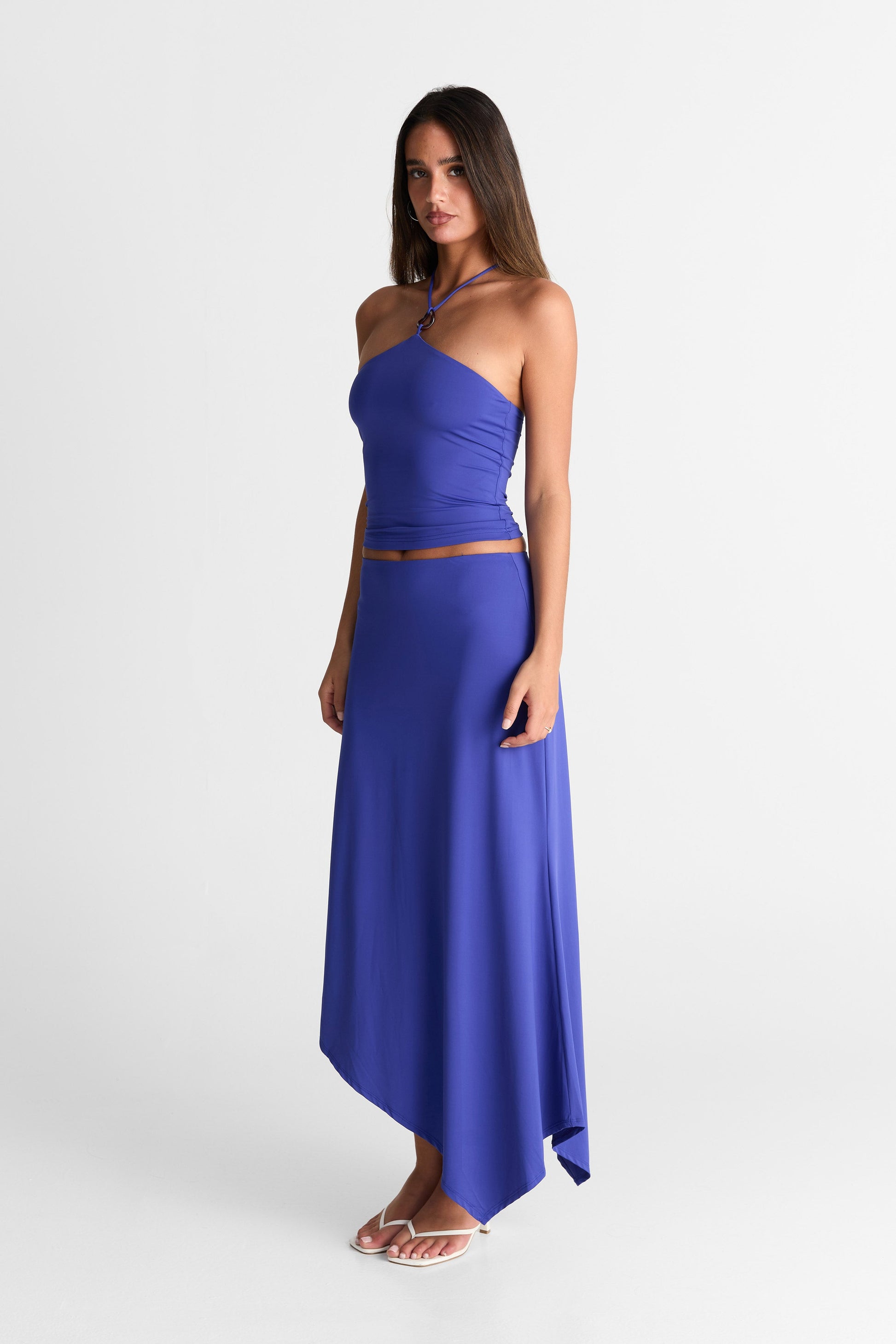 Lyra Maxi Skirt Cobalt