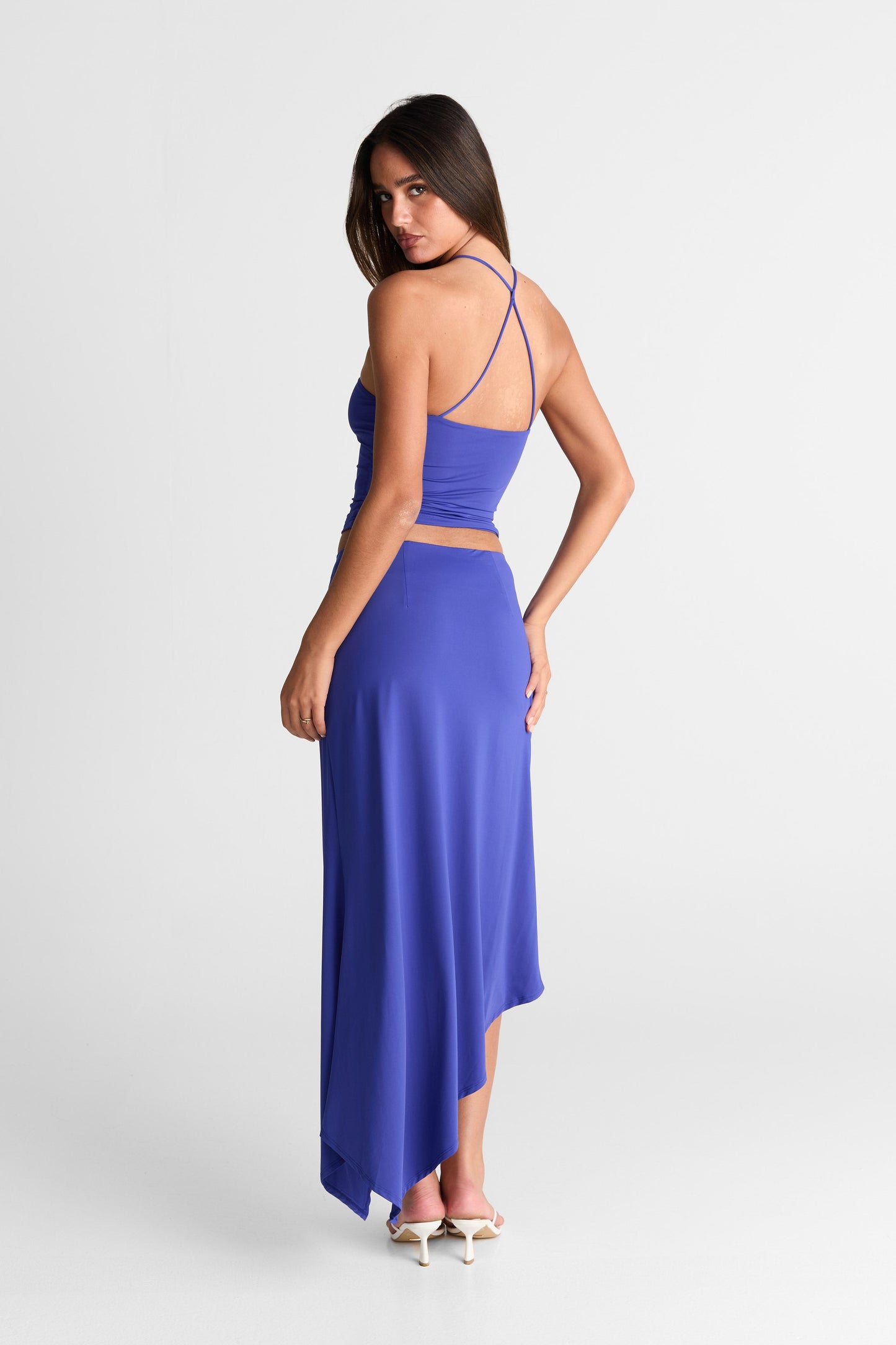 Lyra Maxi Skirt Cobalt