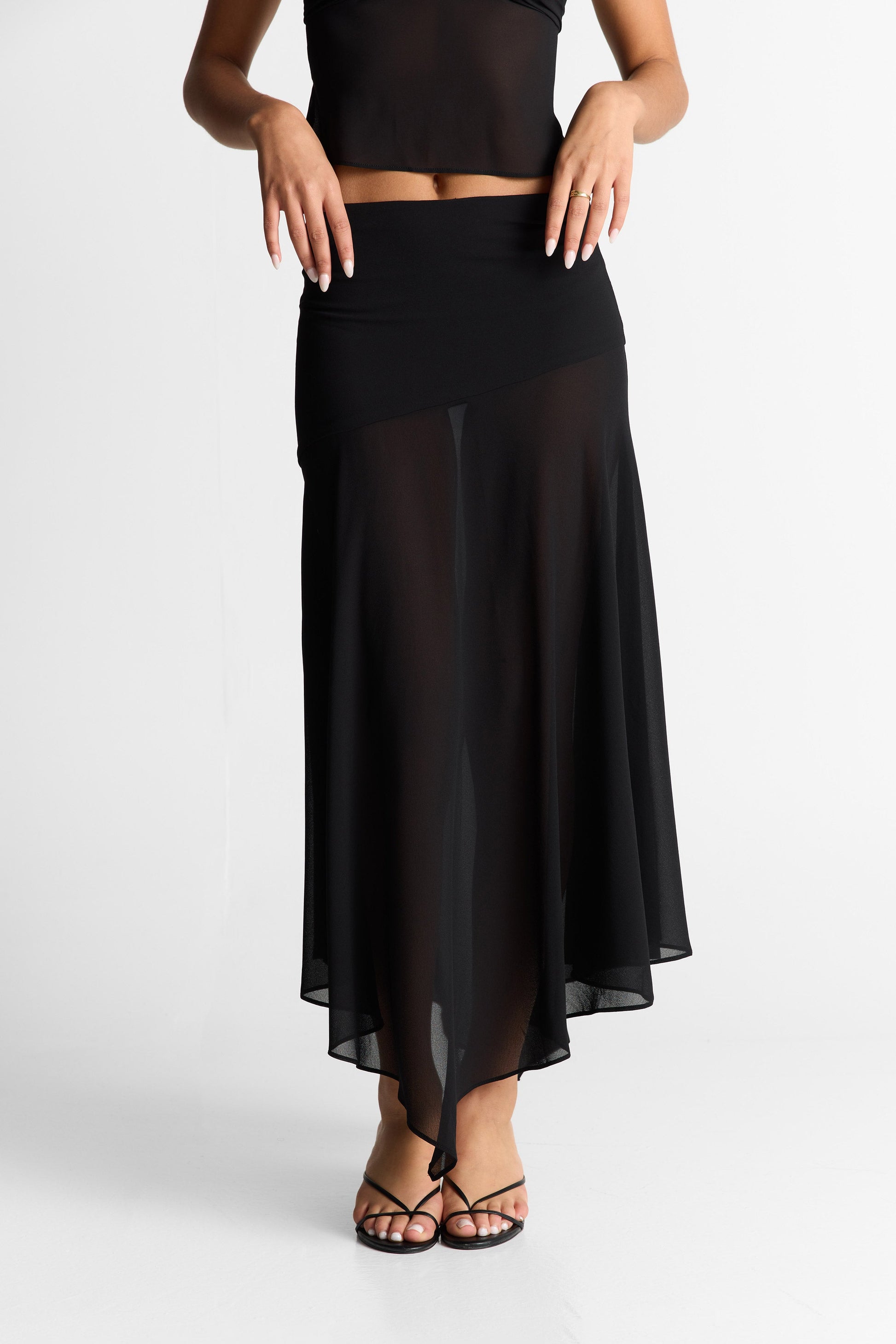 Raya Maxi Skirt Black