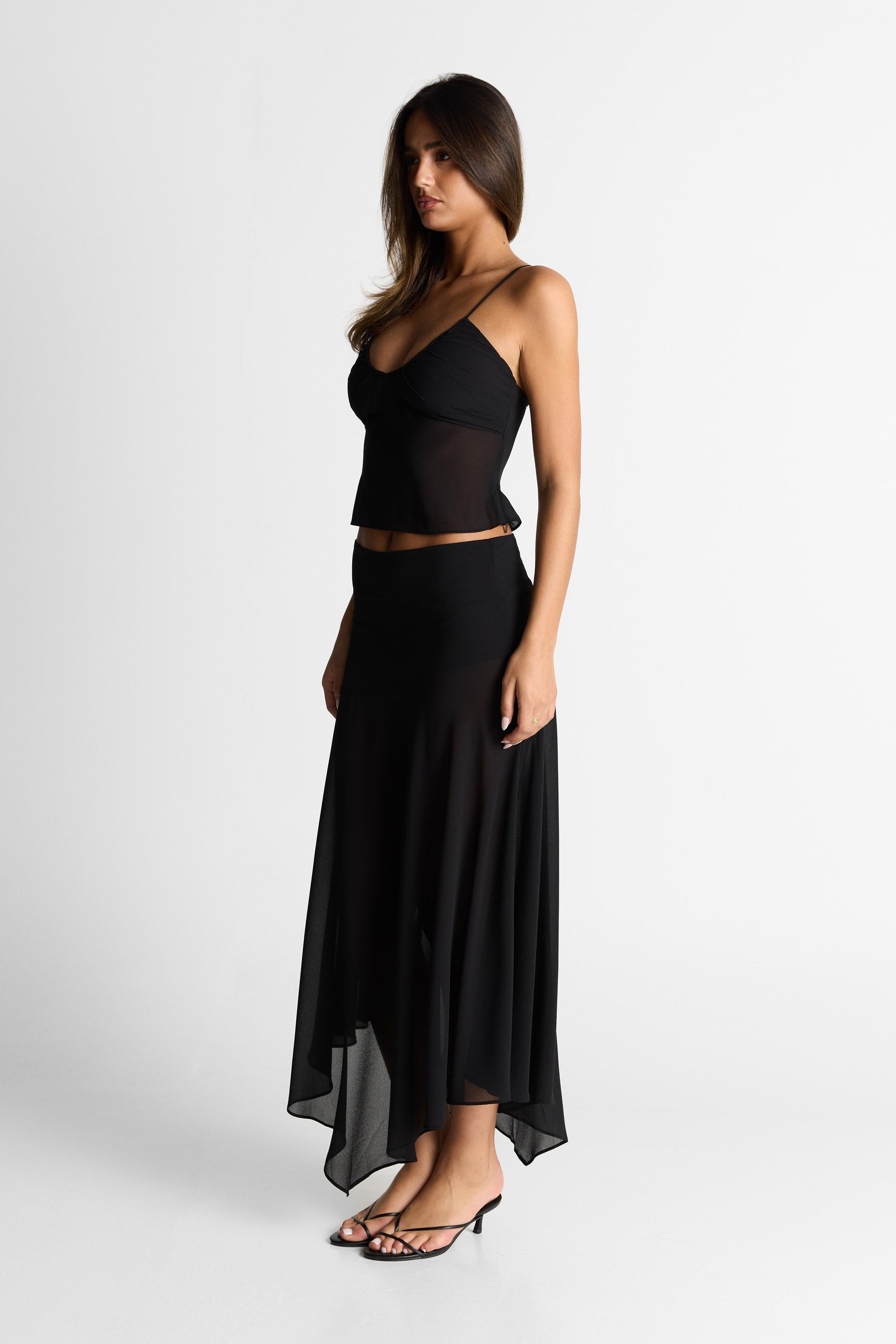 Raya Maxi Skirt Black