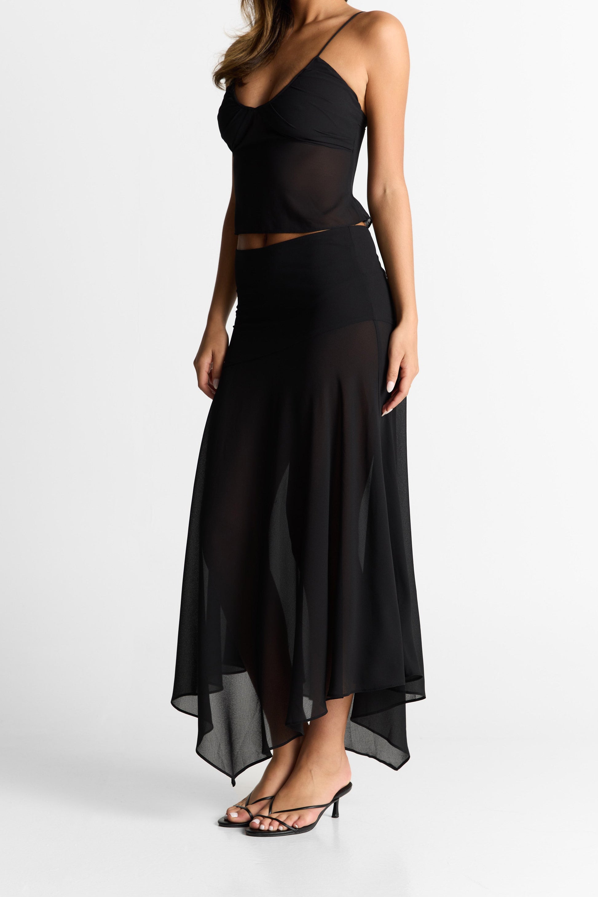 Raya Maxi Skirt Black