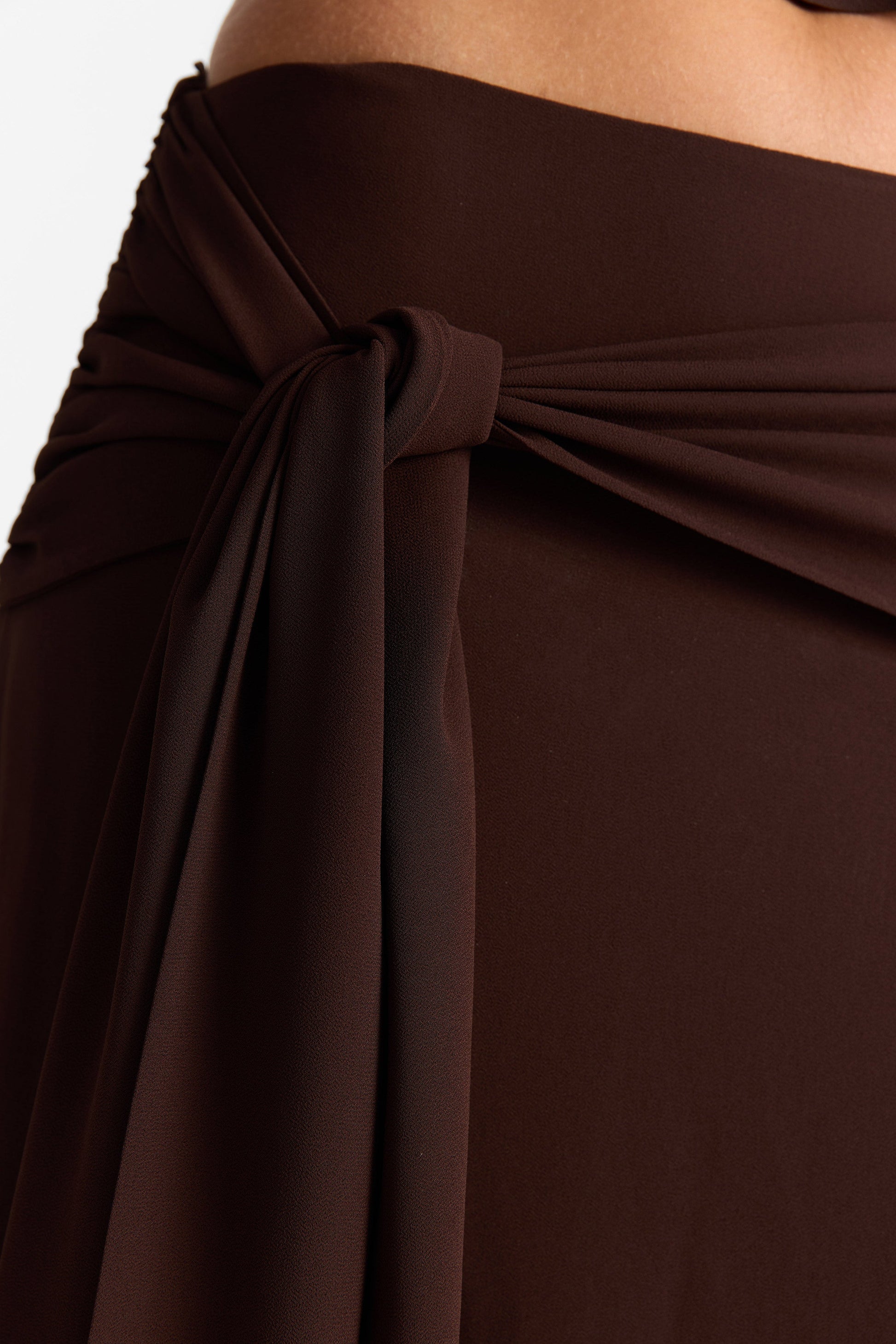 Nova Maxi Skirt Chocolate