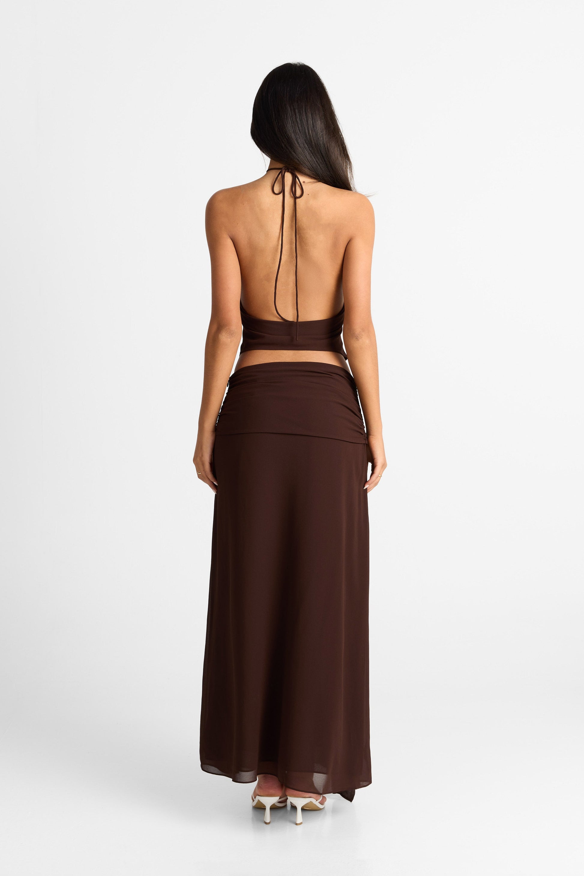 Nova Maxi Skirt Chocolate