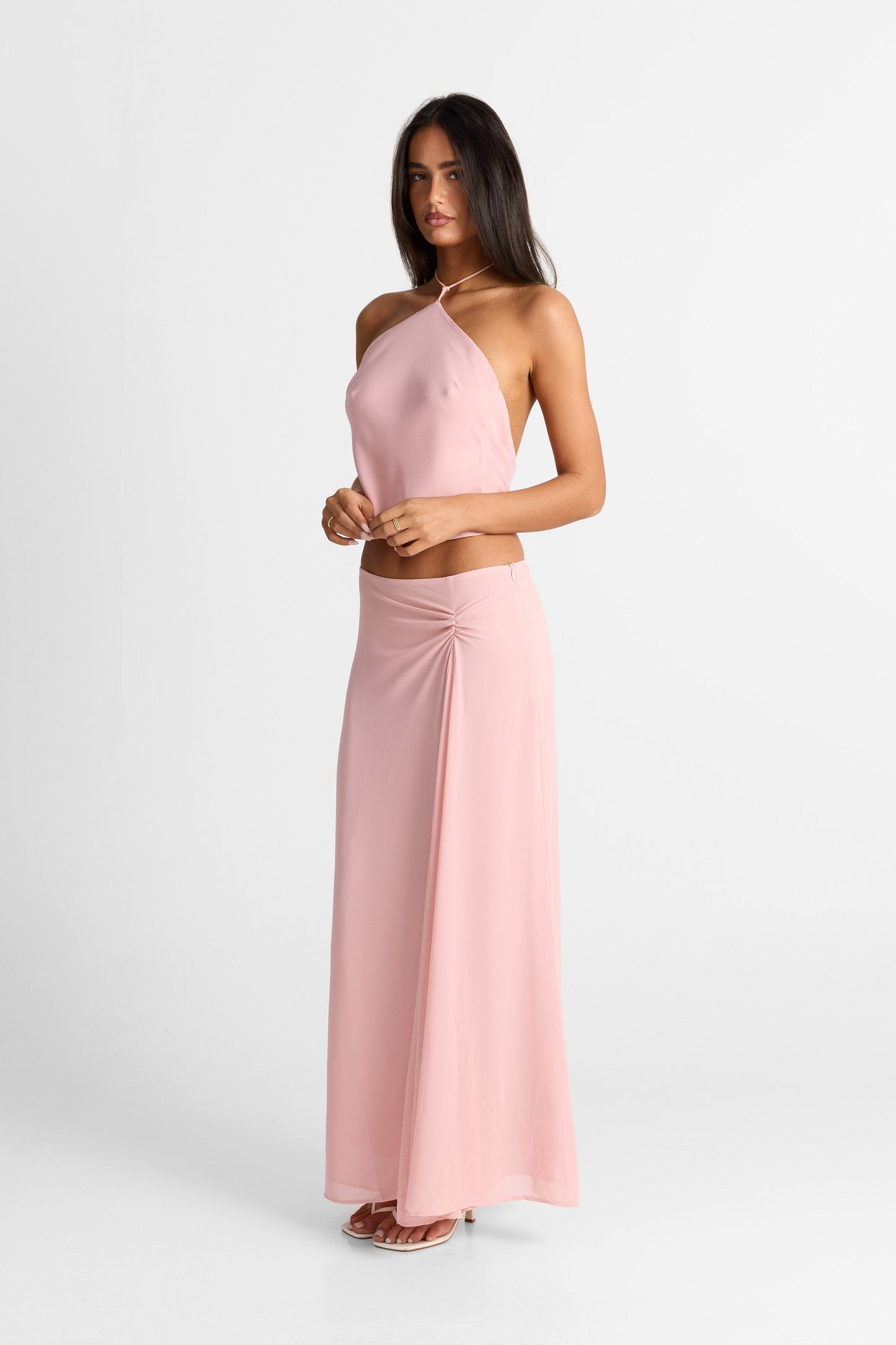Seraphina Maxi Skirt Pink