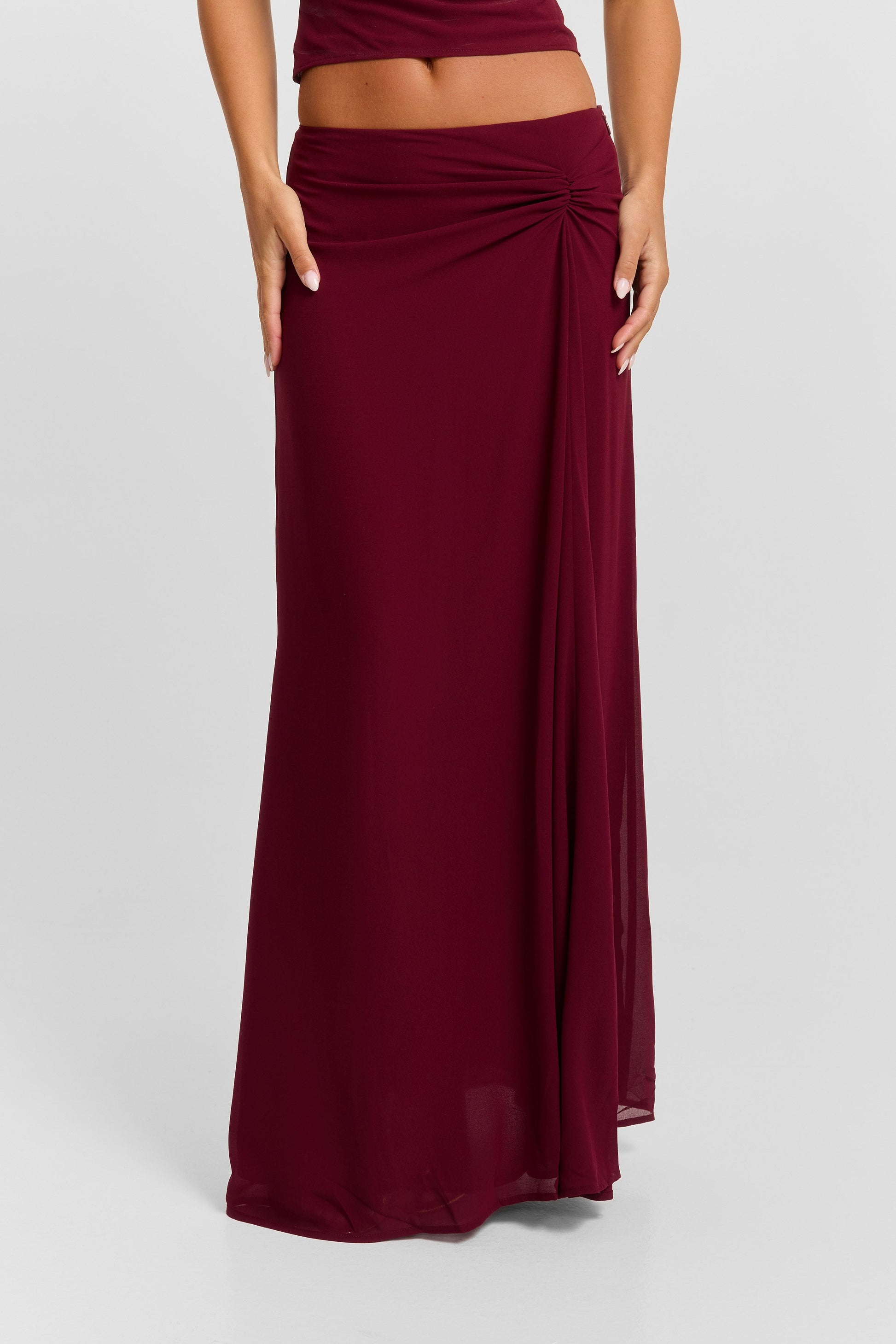 Seraphina Maxi Skirt Red