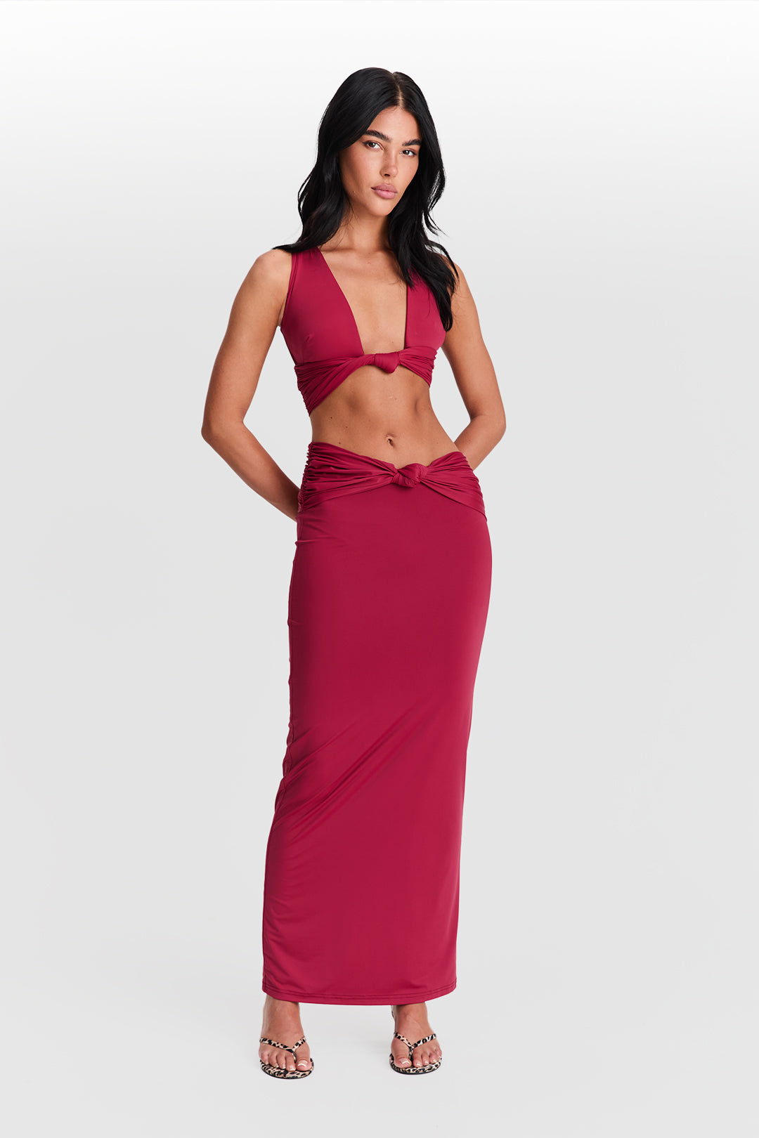 Mila Top Cherry Red