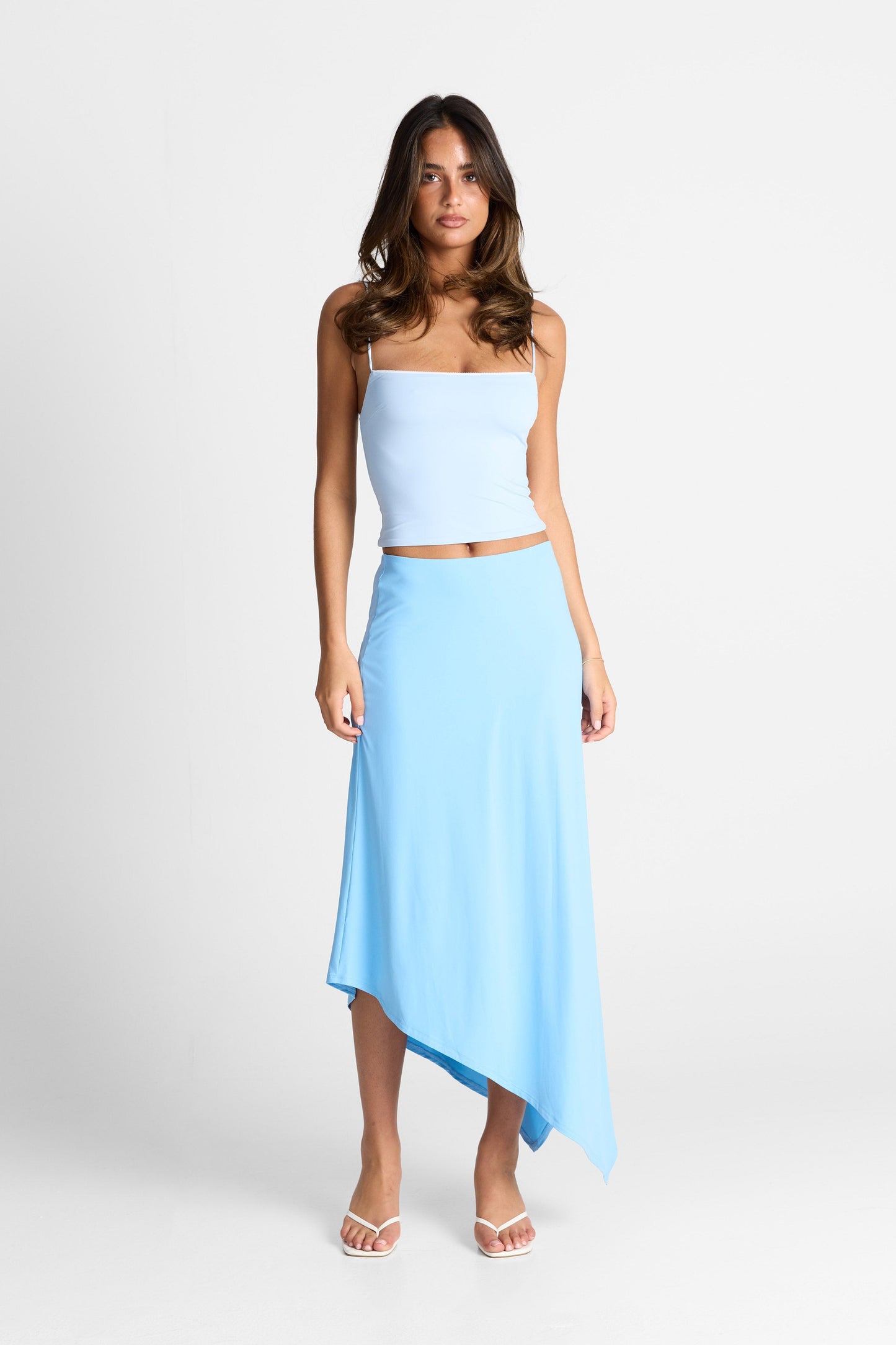 Lyra Maxi Skirt Sky Blue