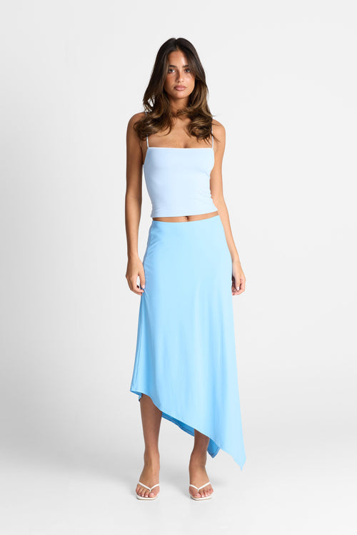 Lyra Maxi Skirt Sky Blue